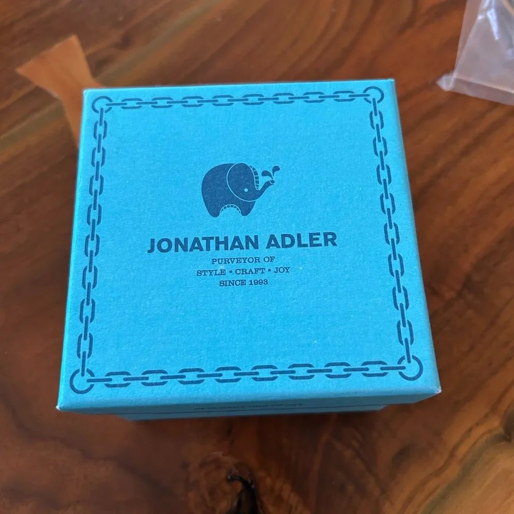 Jonathan Adler Elephant Ornament (NOS) retired design